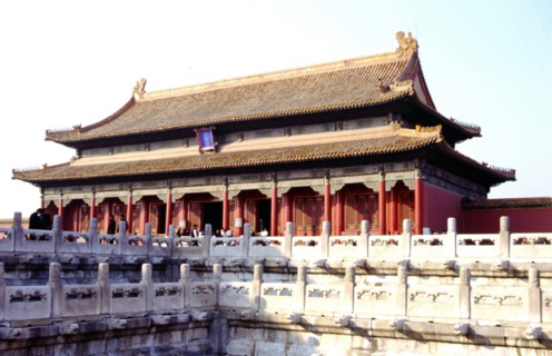 La Cité Interdite, le Musée du Palais, le Palais impérial, Salle de l'Harmonie préservée
