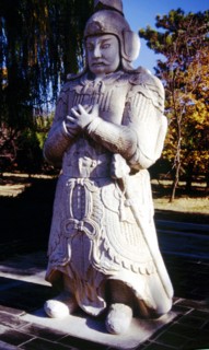Tombeaux de la dynastie Ming, les 13 mausolées Ming, statue en pierre