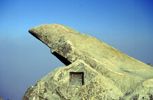 Mount Taishan, detail of a sculpture