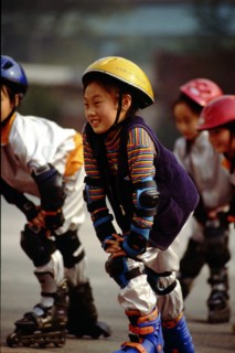 Pupils on the physical education