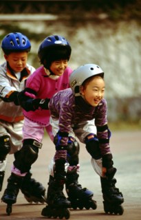 Pupils on the physical education