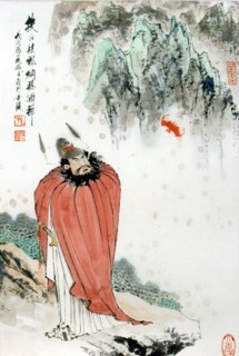 Peinture traditionnelle chinoise - Zhong Kui, le dieu qui capture le fantôme