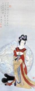 Illustration pour le célèbre roman chinois : "Rêve dans le Pavillon Rouge"