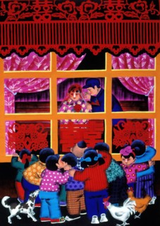 Peinture paysanne chinoise