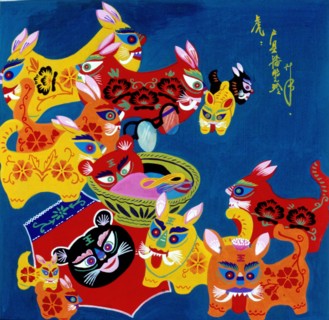 Peinture paysanne chinoise