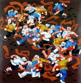 Peinture paysanne chinoise