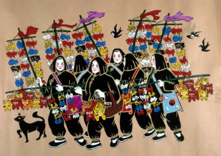 Peinture paysanne chinoise