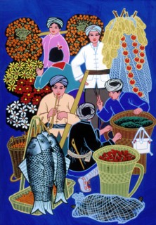 Peinture paysanne chinoise