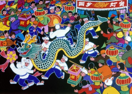 Peinture paysanne chinoise