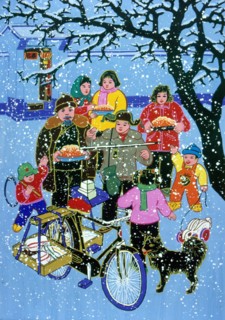 Peinture paysanne chinoise