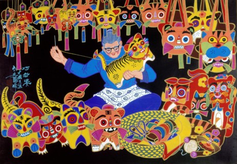 Peinture paysanne chinoise