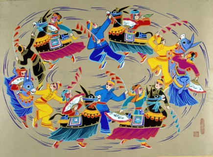 Peinture paysanne chinoise