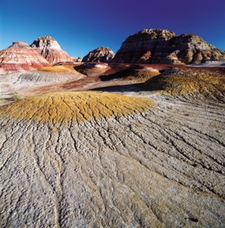 Formation géologique à Sinkiang, Chine
