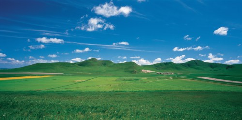 Paysage de prairie, Chine