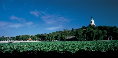 Pont de Jade dans le Parc Beihai, Pékin, Chine