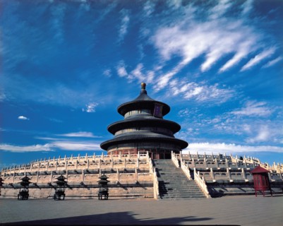 Temple du ciel,  Qiniandian, "Hall de prière pour la bonne moisson", Pékin, Chine