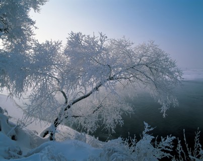 Paysage enneigé, Chine