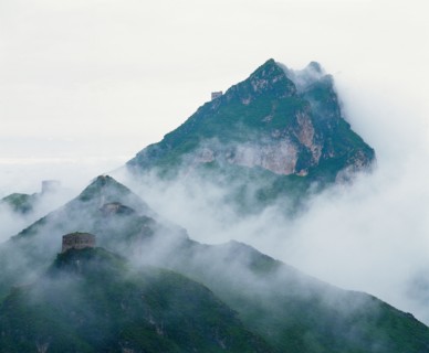 La Grande Muraille dans la brume, Chine