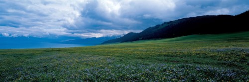 Lac Sailimu, Sinkiang, Chine