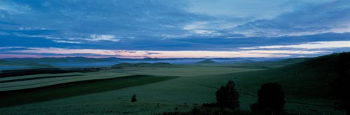 Paysage de prairie dans la Province du Hebei, Chine