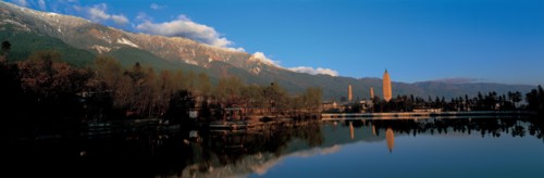 Les trois pagodes de Dali, province du Yunnan, Chine