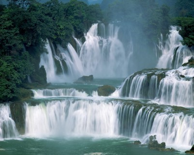 Cascade De Tian, province du Guangxi, Chine