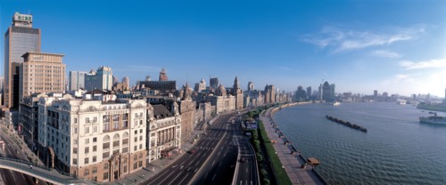 Vue de Shanghai, Chine