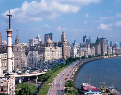 Vue de Shanghai, Chine