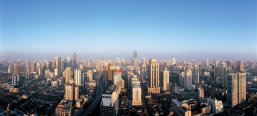 Vue de Shanghai, Chine