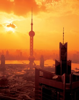 Tour TV Oriental Pearl à Shangai, Chine