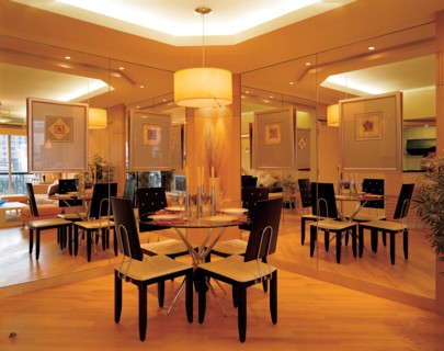 Restaurant de luxe, Shanghai, Chine
