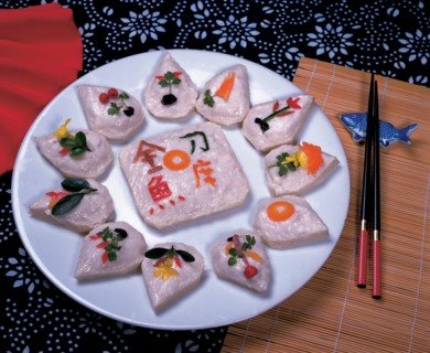 Assortiment de bouchées chinoises