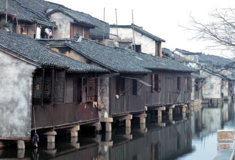 Maisons sur pilotis, Chine