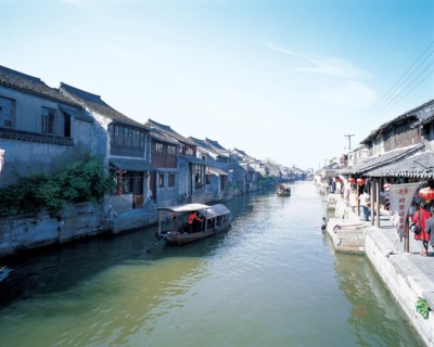 Village sur l'eau, ville de Xitang, province du Zhejiang, Chine