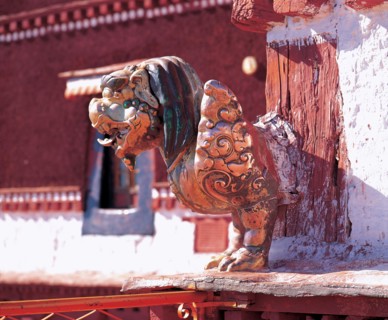 Kylin en cuivre, Chine
