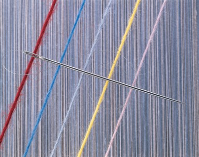 Ouvrage à l'aiguille, musical motif, portée, Chine
