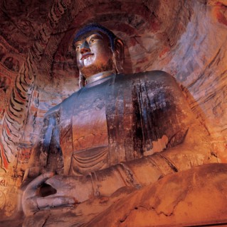 Bouddha, Grotte de Yungang, province de Shanxi, Chine