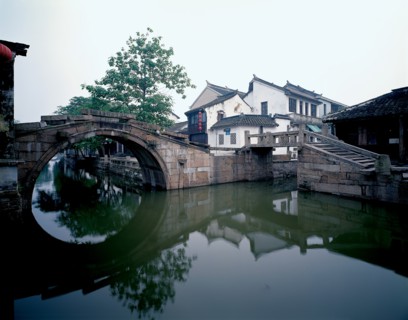 Village Zhouzhuang, Kunshan,  province du Jiangsu, Chine