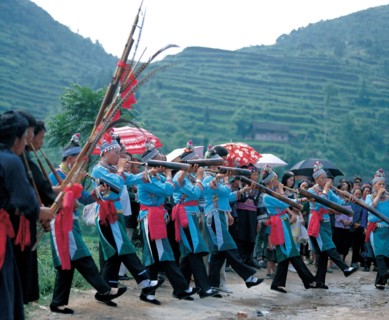 Ethnie Miao, province du Guizhou, Chine