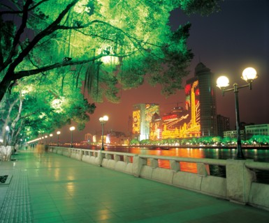 Fleuve Zhujiang, province du Guangzhou, Chine