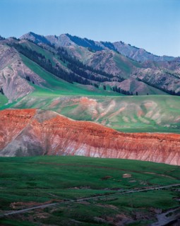 Prairie Nalati, province du Xinjiang, Chine