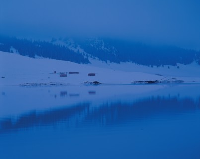 Lac Sayram,  province du Xinjiang, Chine