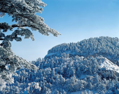 Mont Huashan, versant est, province du Shanxi, Chine