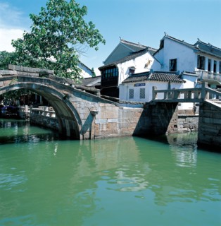 Village sur l'eau, Chine