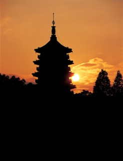 Pagode Leifeng, Lac de l'ouest, Hangzhou, province du Zhejiang, Chine