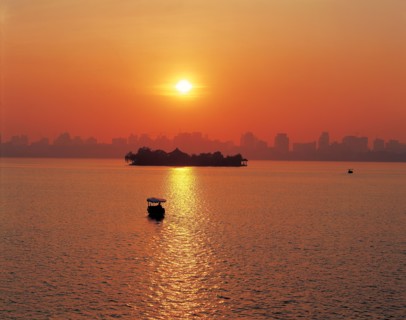 Lac de l'ouest, Hangzhou, province du Zhejiang, Chine