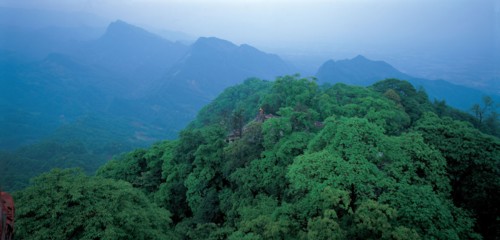 Mont QingCheng, Sichuan Province, Chine