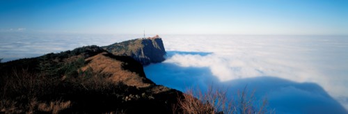 Mont Emei, Sommet d'or, Sichuan Province, Chine
