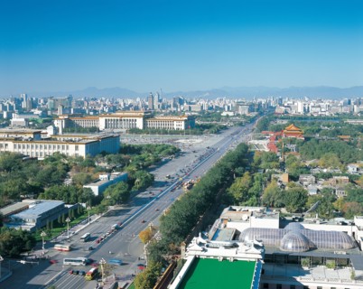 Avenue Chang'an, Plece Tian'an men, Pékin, Chine