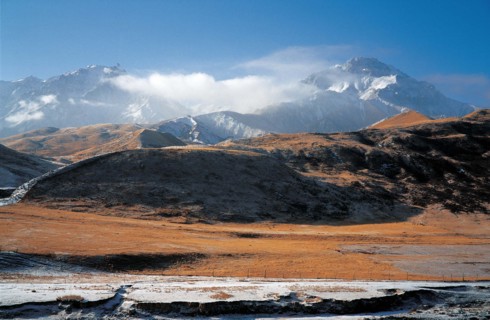 Montagne, Tibet, Chine